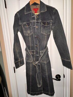 Buffalo David Bitton Denim Dress With Belt - Size Small
